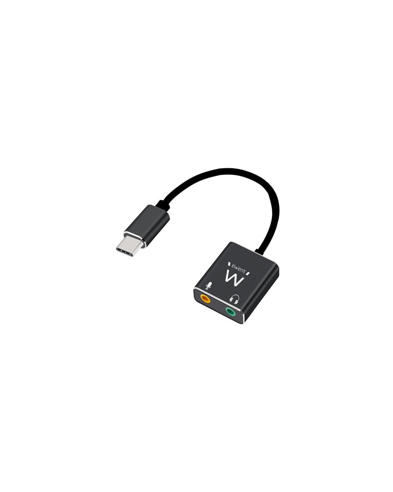 Ewent Cable adaptador de audio USB tipo C/ Jack