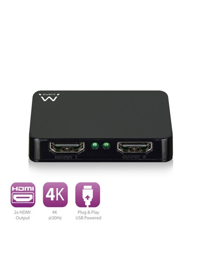 Ewent Divisor 4K HDMI 1x2 High Speed