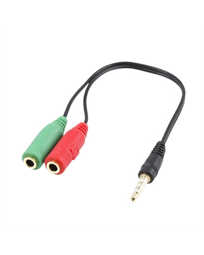 Ewent Cable Audio Jack 3,5/M-2 Jack 3,5/H -0,15mt