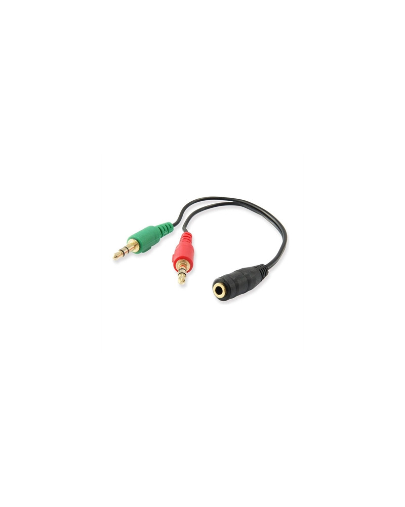 Ewent Cable Audio Jack 3,5/H-2 Jack 3,5/M - 0,15mt