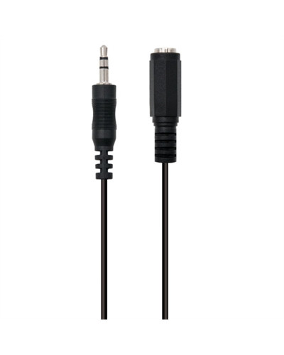 Ewent Cable Audio Estereo 3,5mm/M y 3,5mm/H - 10mt