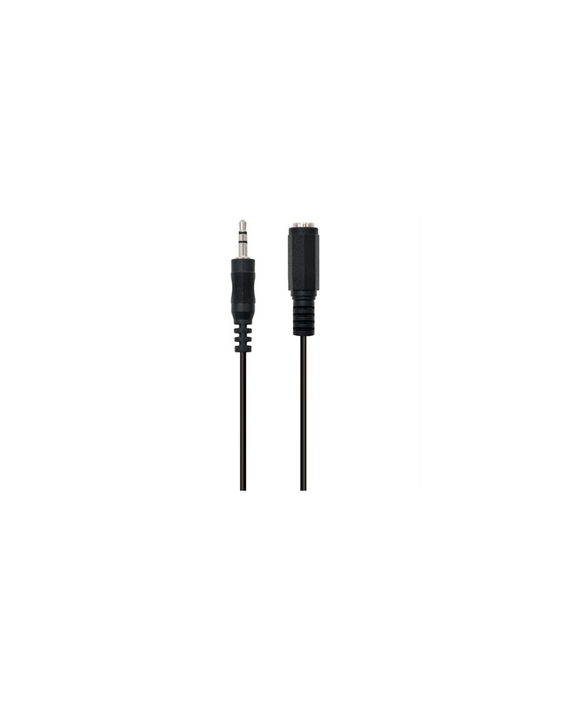 Ewent Cable Audio Estereo 3,5mm/M y 3,5mm/H - 10mt