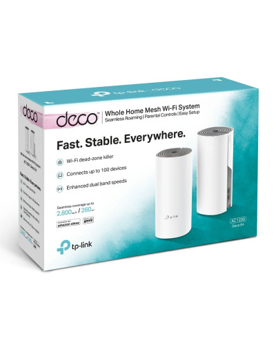 TP-Link Deco E4 Punto Acceso Mesh AC1200 Pack 2