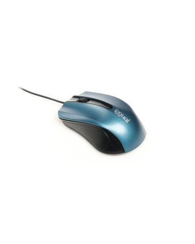 iggual Ratón óptico COM-ERGONOMIC-RL-800DPI azul