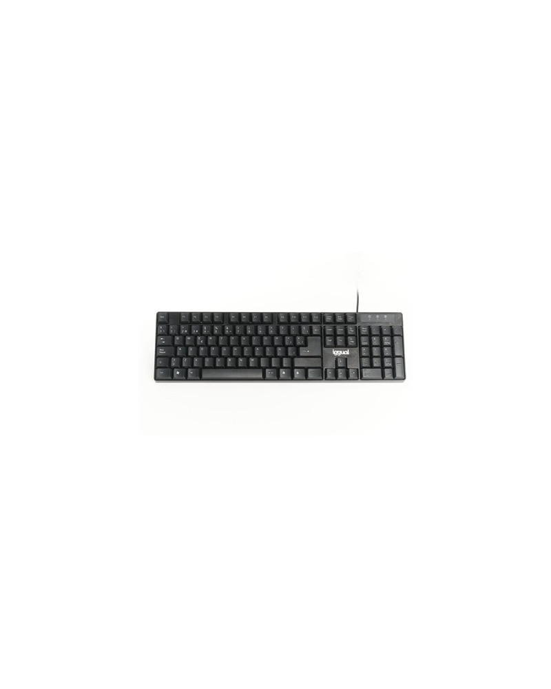 iggual Teclado estándar CK-FRAMELESS-105T negro