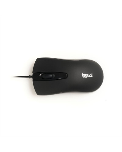 iggual Ratón óptico COM-BUSINESS-1200DPI negro