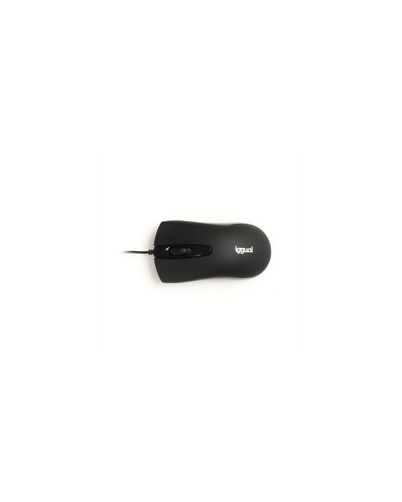 iggual Ratón óptico COM-BUSINESS-1200DPI negro
