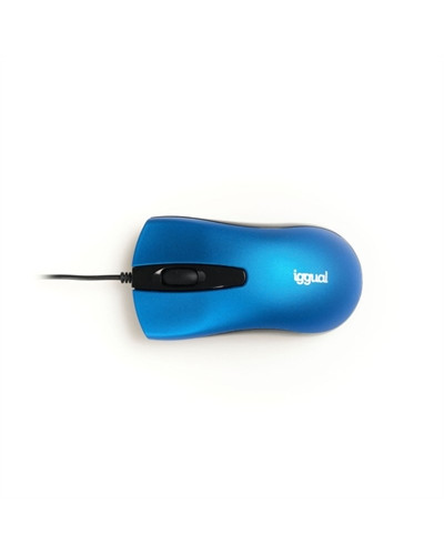 iggual Ratón óptico COM-BUSINESS-1200DPI azul