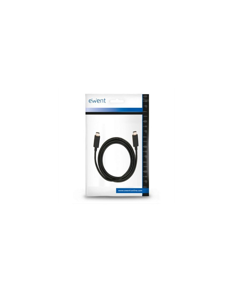 Ewent Cable USB-C Carga Rápida 60W 10Gbps,4K 1m