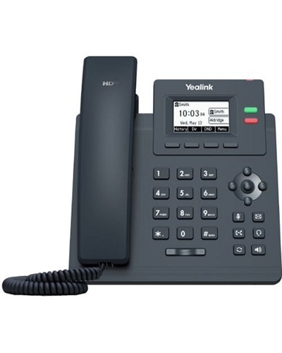 YEALINK SIP-T31P 2 cuentas, CON PoE, SIN PSU