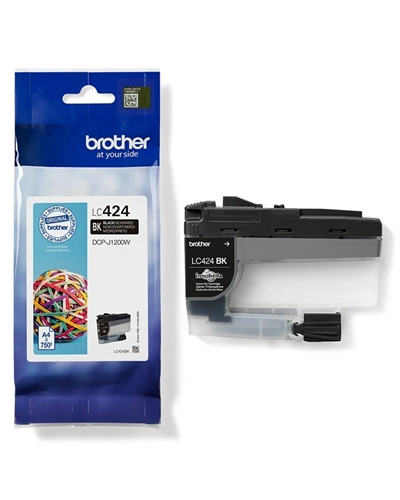 Brother Cartucho LC424BK Negro