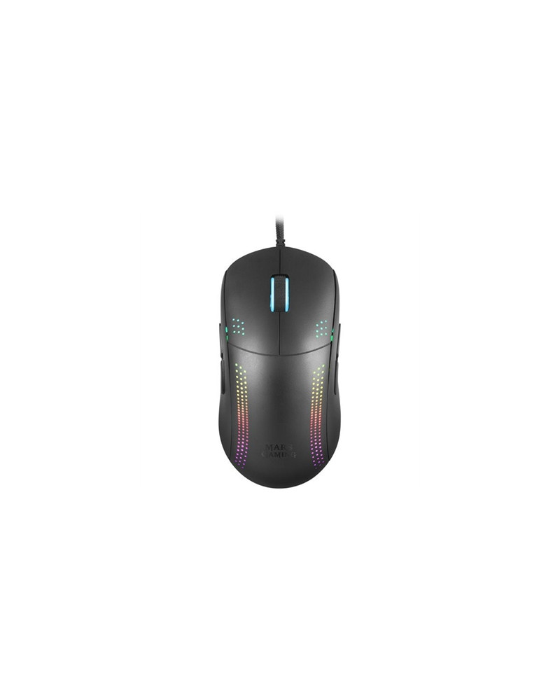 Mars Gaming Ratón MMPRO ULTRALIGHT RGB BLACK