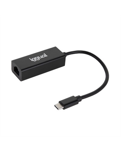 iggual Adaptador tipo C a RJ45 Gigabit 1000Mbps