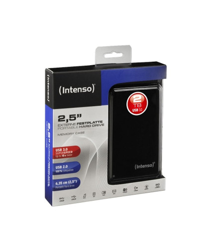 Intenso HDD Externo 6021580 2TB 2.5" USB 3.0 Negro
