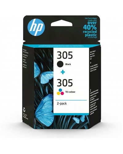 HP Cartucho Multipack 305 Negro+Color