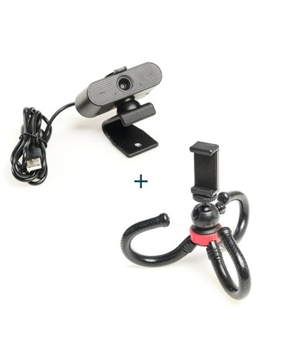 iggual Kit Webcam Quick View + mini trípode MT360