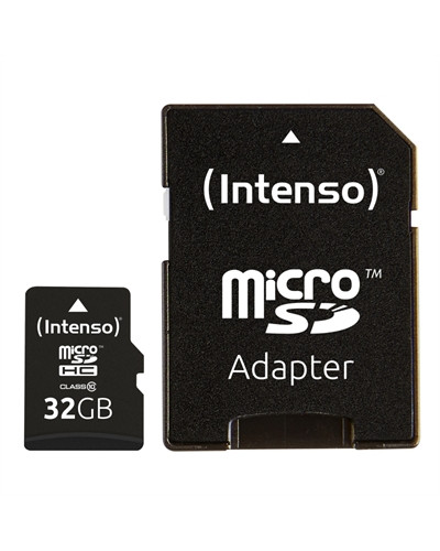 Intenso 3413480 Micro SD clase 10 32GB c/adapt
