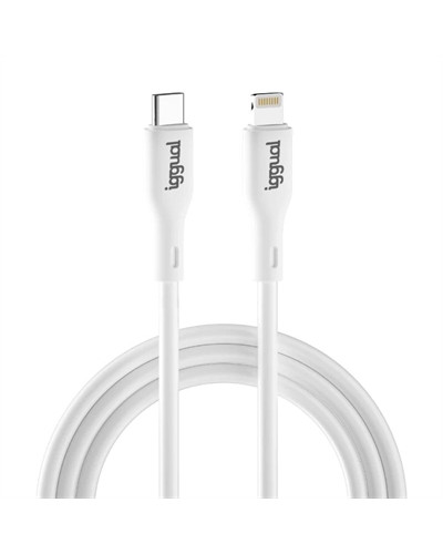 iggual cable USB-C/Lightning 100 cm blanco Q3.0 3A