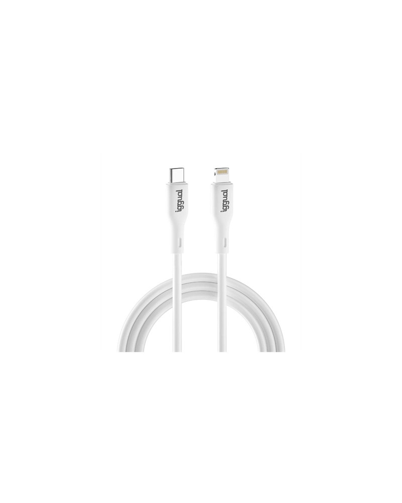 iggual cable USB-C/Lightning 100 cm blanco Q3.0 3A