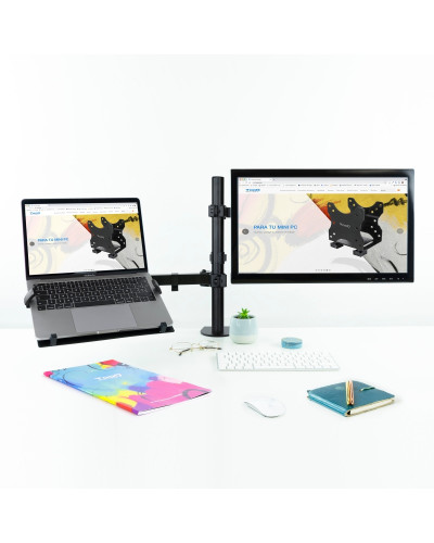 Tooq DB1200TN-B Soporte mesa monitor/portátil