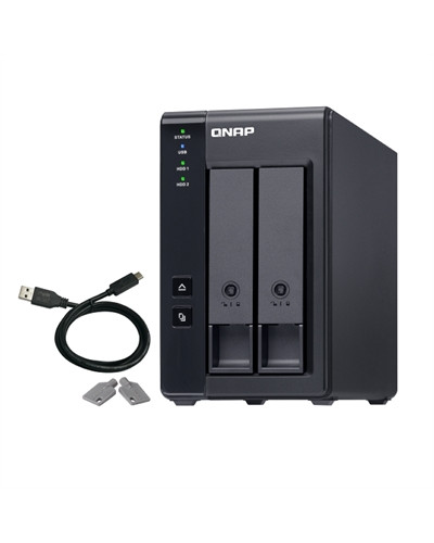 QNAP TR-002 Raid Expansion 2XHDD-Bay 1xUSB-C 3.2