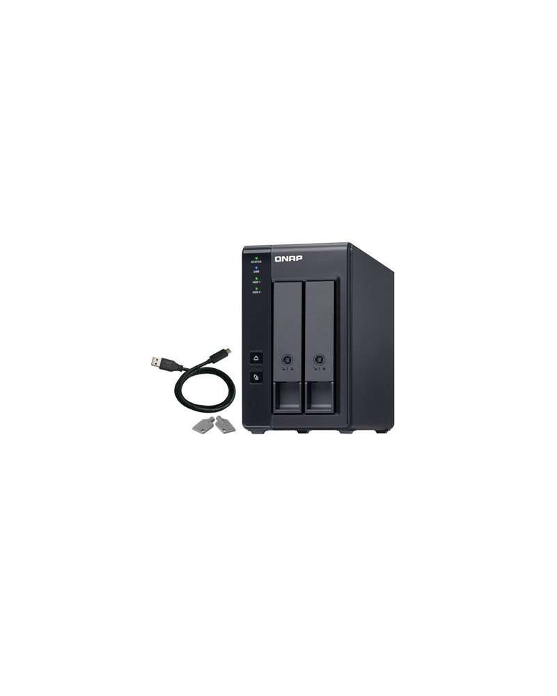 QNAP TR-002 Raid Expansion 2XHDD-Bay 1xUSB-C 3.2
