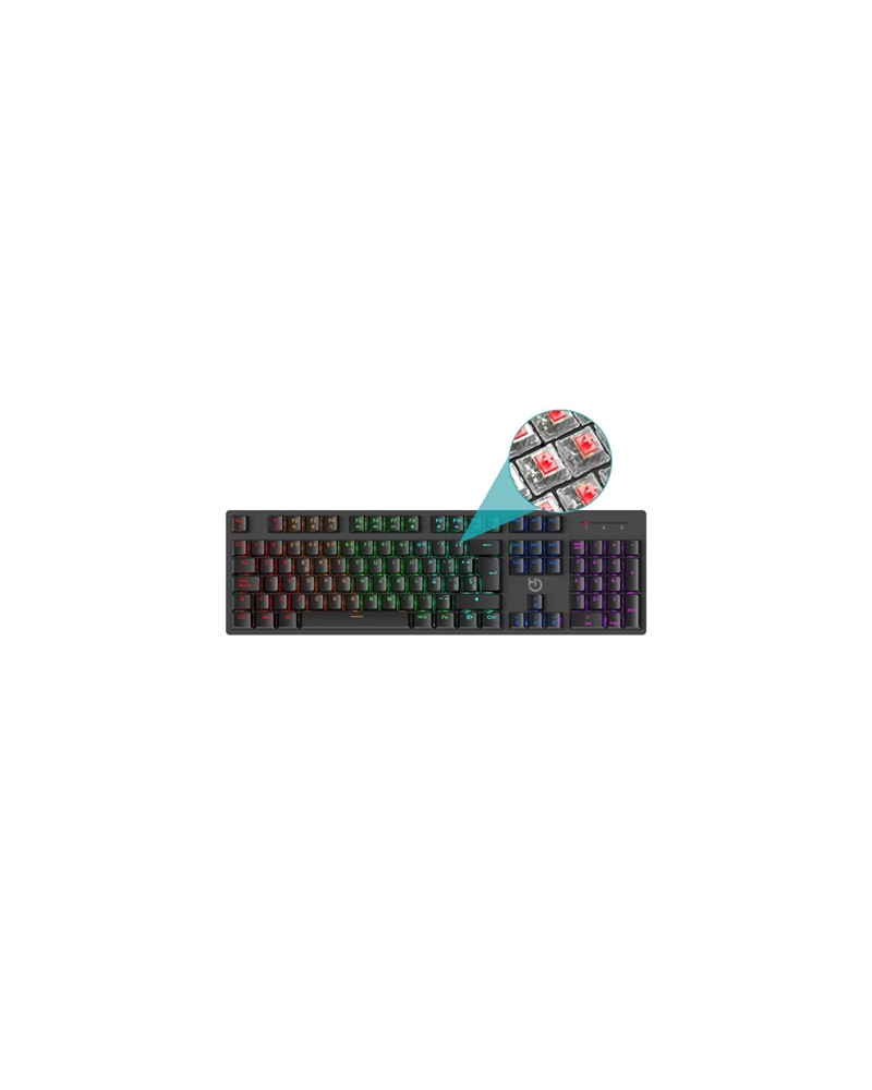 HIDITEC Teclado Gaming GK400 mecanico