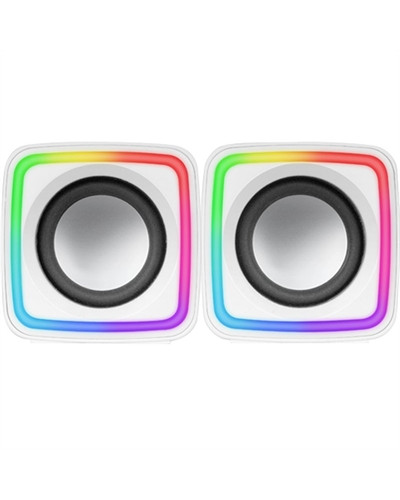 MARS GAMING Altavoces MSCUBE Premium 8W White