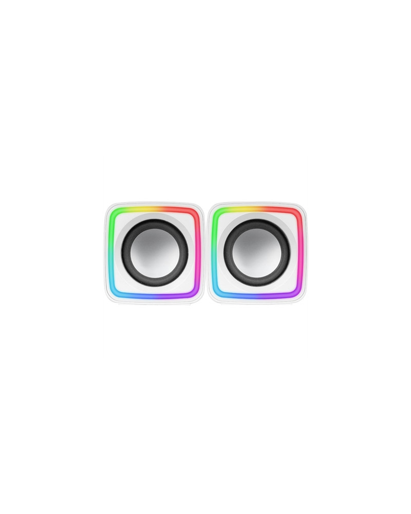 MARS GAMING Altavoces MSCUBE Premium 8W White
