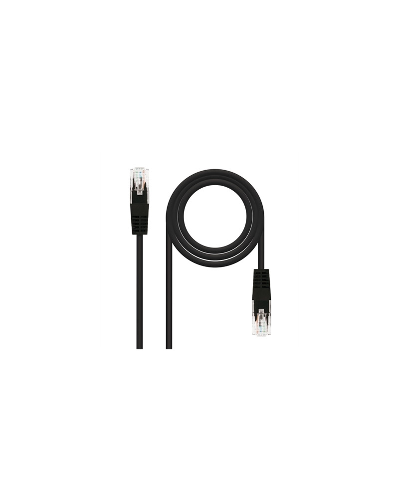 Nanocable Latiguillo Cat.6 UTP 30cm Negro