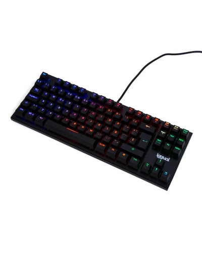 iggual Teclado gaming TKL mecánico ONYX RGB negro