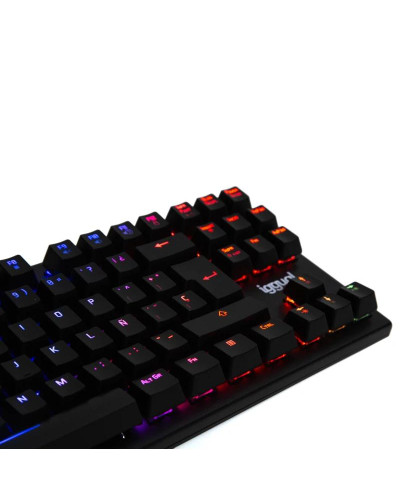 iggual Teclado gaming TKL mecánico ONYX RGB negro