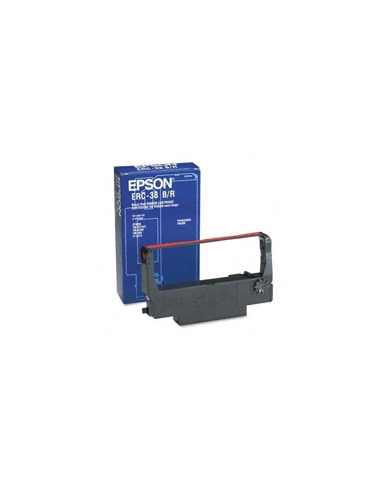 Epson Cinta ERC-38BR Negro/Rojo TMU200/U300