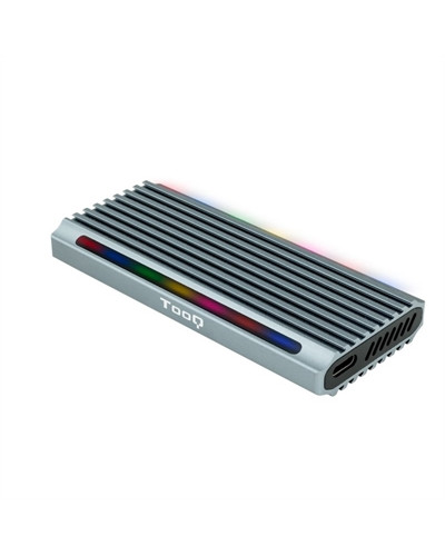 Tooq Caja Externa SSD M.2 NGFF/NVMe USB-A Gris