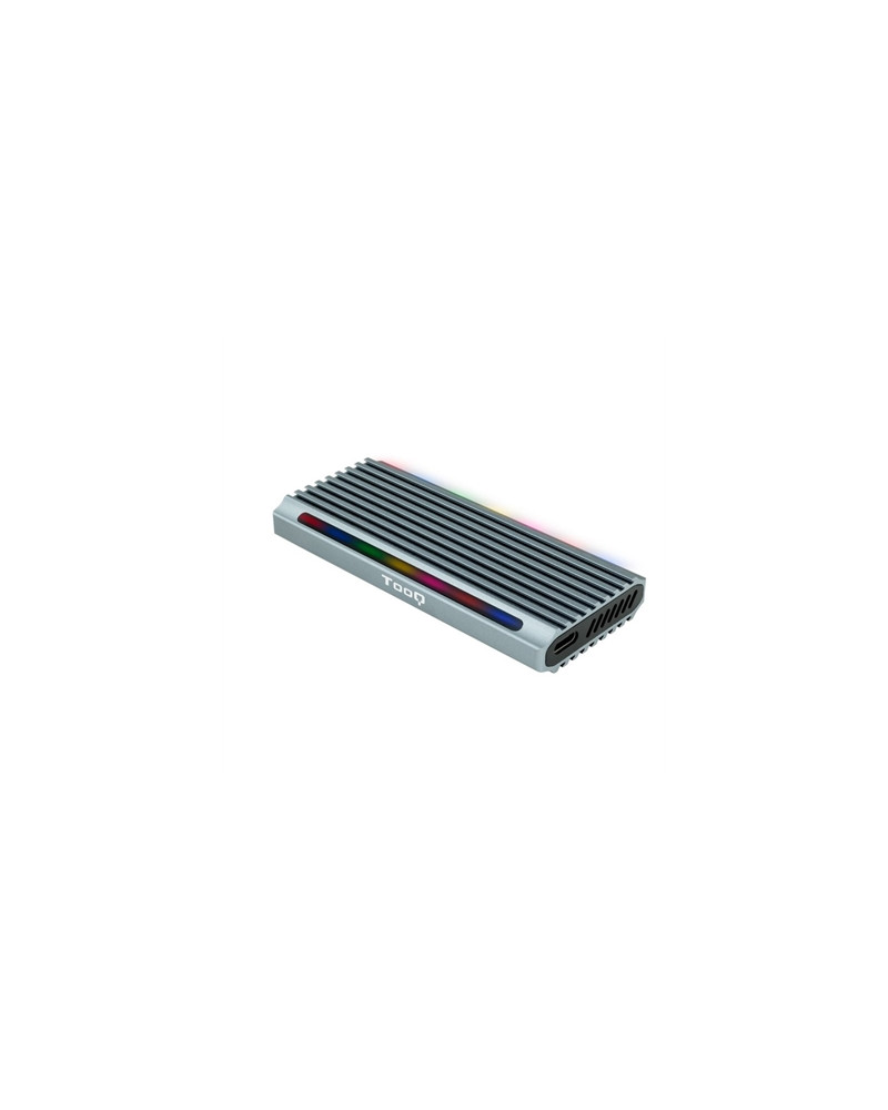 Tooq Caja Externa SSD M.2 NGFF/NVMe USB-A Gris