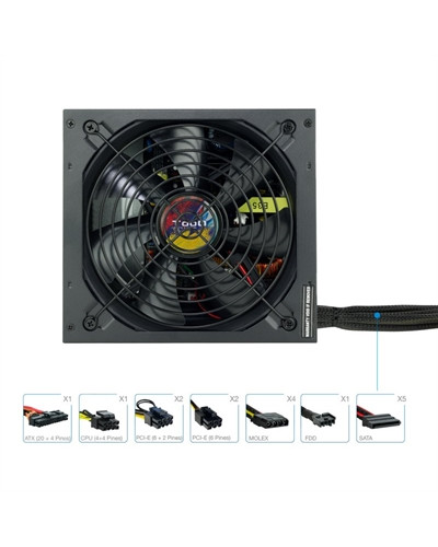 Tooq Fuente Alimentación TQAPOLO-750SP 750W