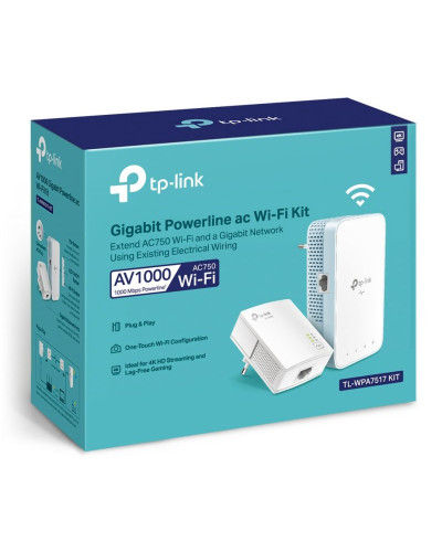 TP-Link TL-WPA7517 KIT PWRL ac WiFi AV1000 GbE
