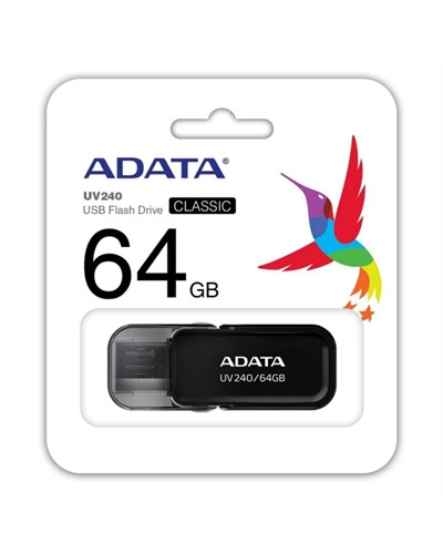 ADATA Lapiz Usb UV240 64GB USB 2.0 Negro