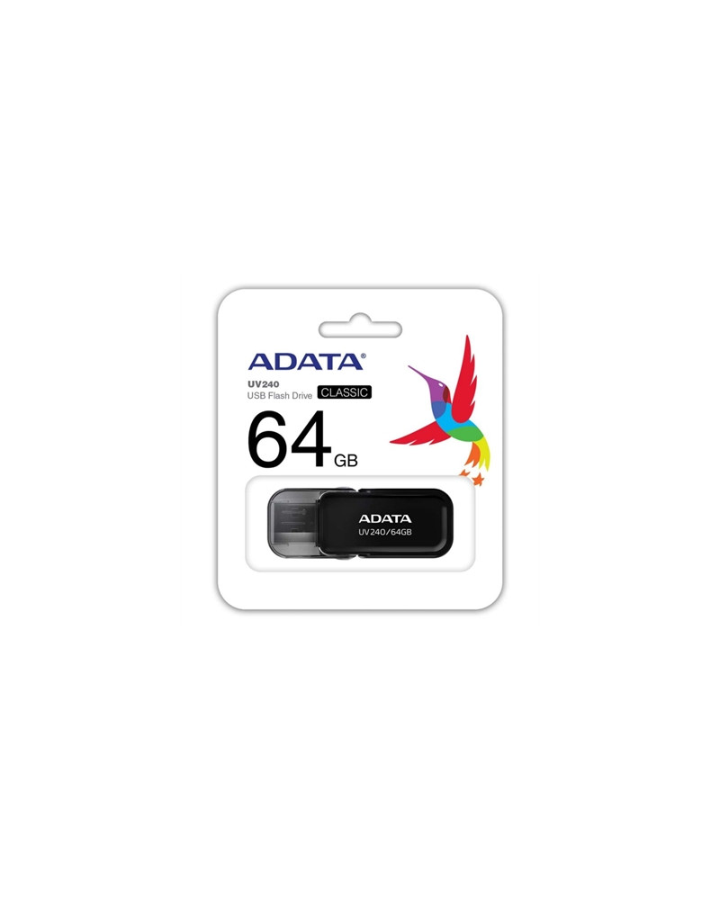 ADATA Lapiz Usb UV240 64GB USB 2.0 Negro
