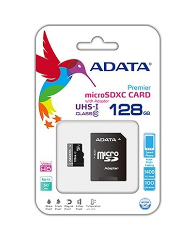 ADATA MicroSDHC 128GB UHS-I CLASS10 c/adapt