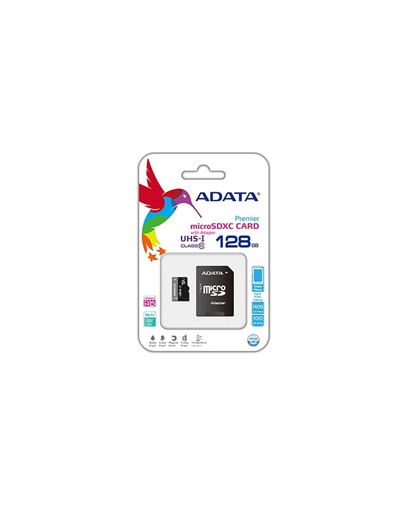 ADATA MicroSDHC 128GB UHS-I CLASS10 c/adapt