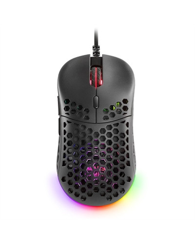 Mars Gaming Raton Gaming ligero RGB negro