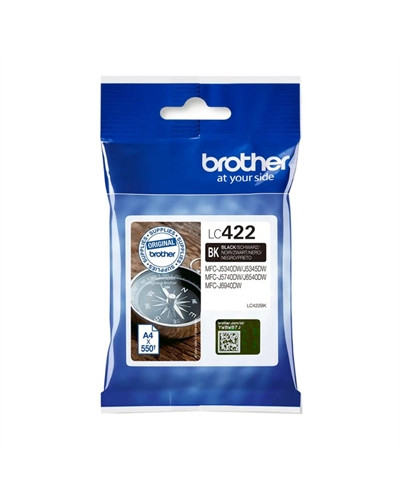 Brother Cartucho LC422BK Negro