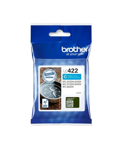 Brother Cartucho LC422C Cian