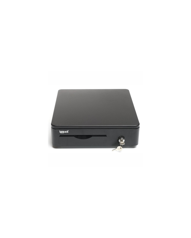 iggual Cajón Portamonedas IRON-10R 38cm 4+5 negro