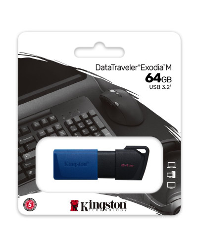 Kingston DataTraveler DTXM 64GB USB 3.2 Gen1 Azul