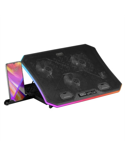 MARS GAMING Base Refrig. portatil 19" +sopor movil