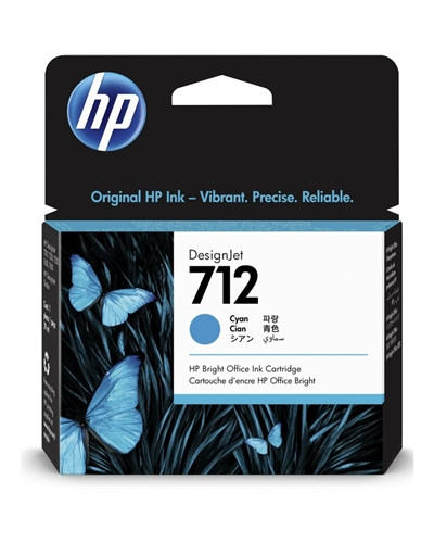 HP Cartucho 712 Cian