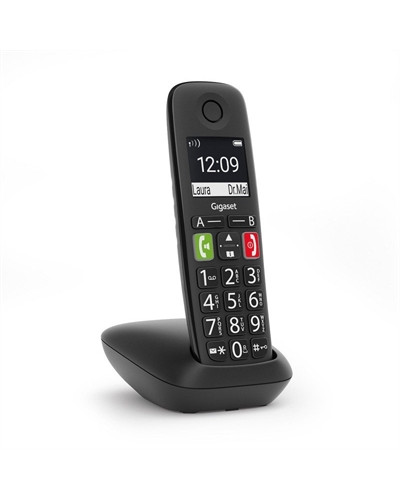 Gigaset E290 Inalámbrico DECT Duo Negro