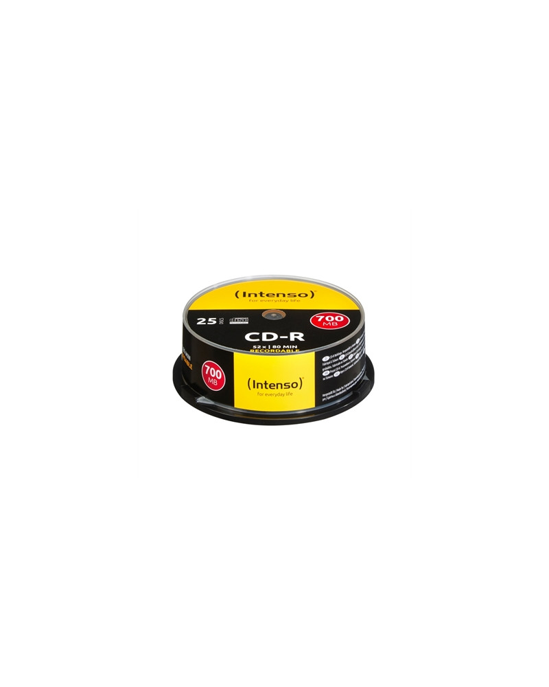 Intenso CD-R 700MB/80min tubo 25 unidades